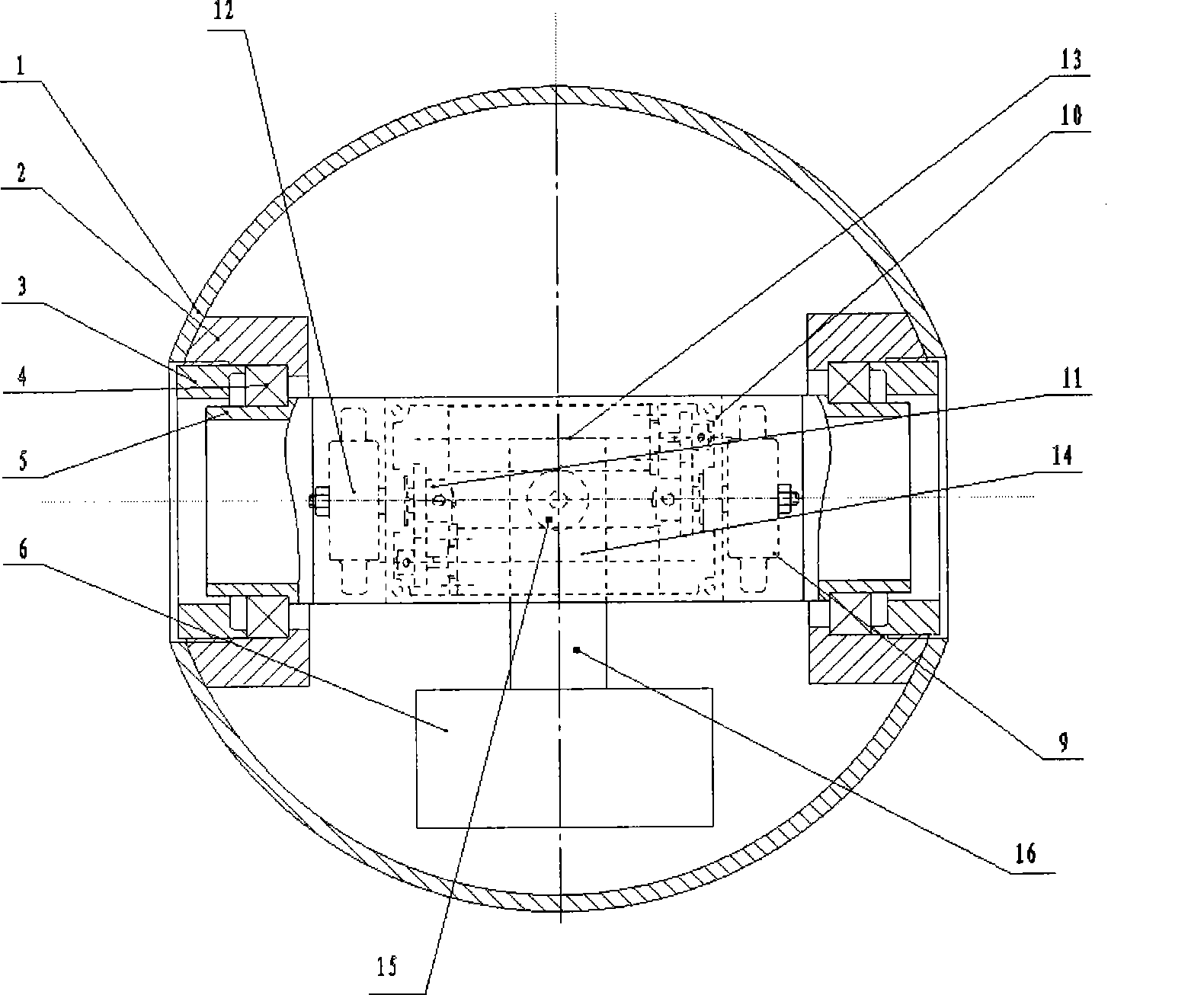 Environmental detection spherical robot