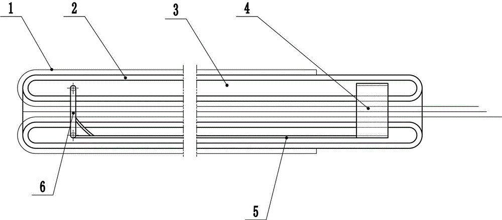 Guided non-invasive push membrane tube device