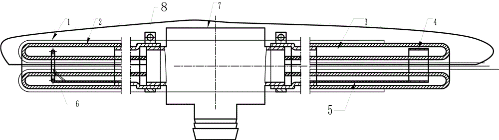 Guided non-invasive push membrane tube device