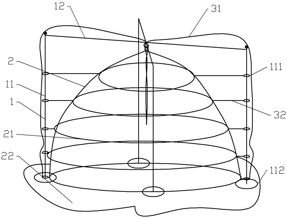 Fast-built tent