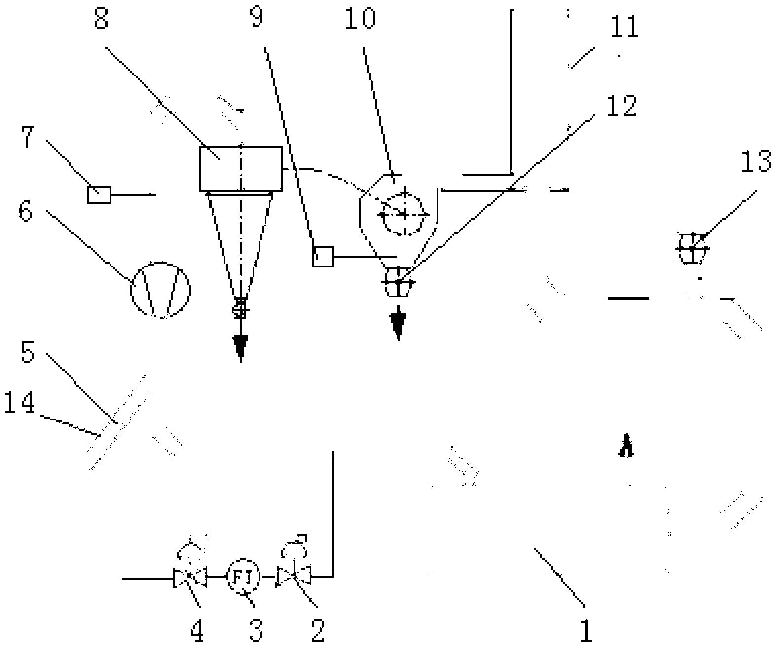 Low-oxygen drying method and device for pneumatic drying of tobacco