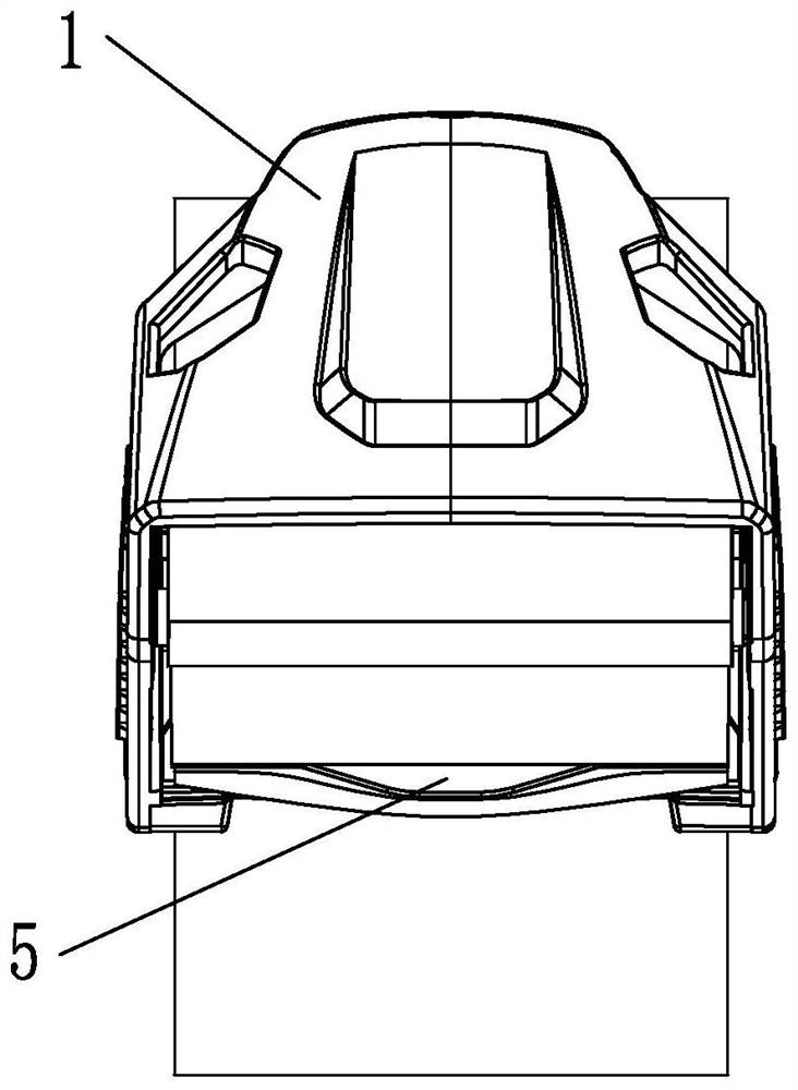 Structure for preventing adhesive tape from curling of carton sealer