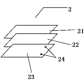 Low-temperature plane waterproof heating floor module and manufacturing method thereof