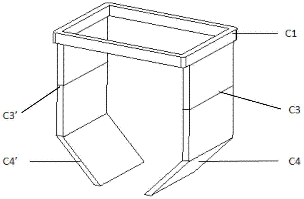 A yoke-type local micro-magnetization detection device suitable for linear defects