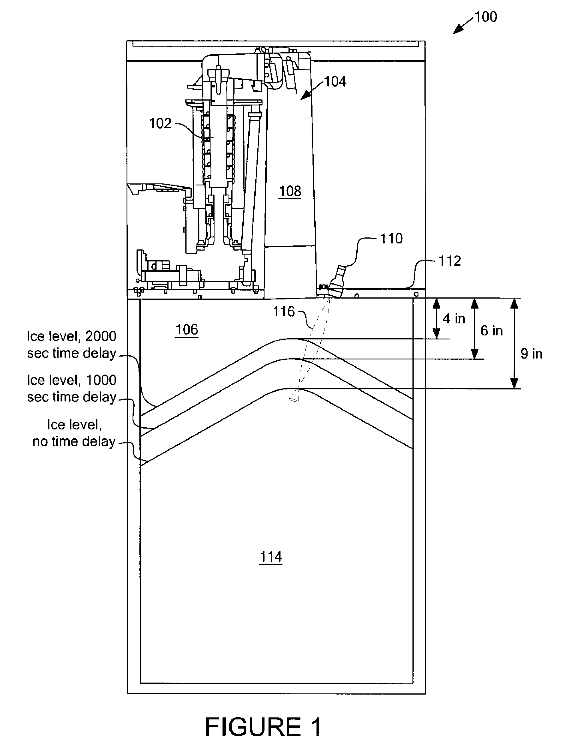 Systems and Methods for Providing an Ice Storage Bin Control Sensor and Housing