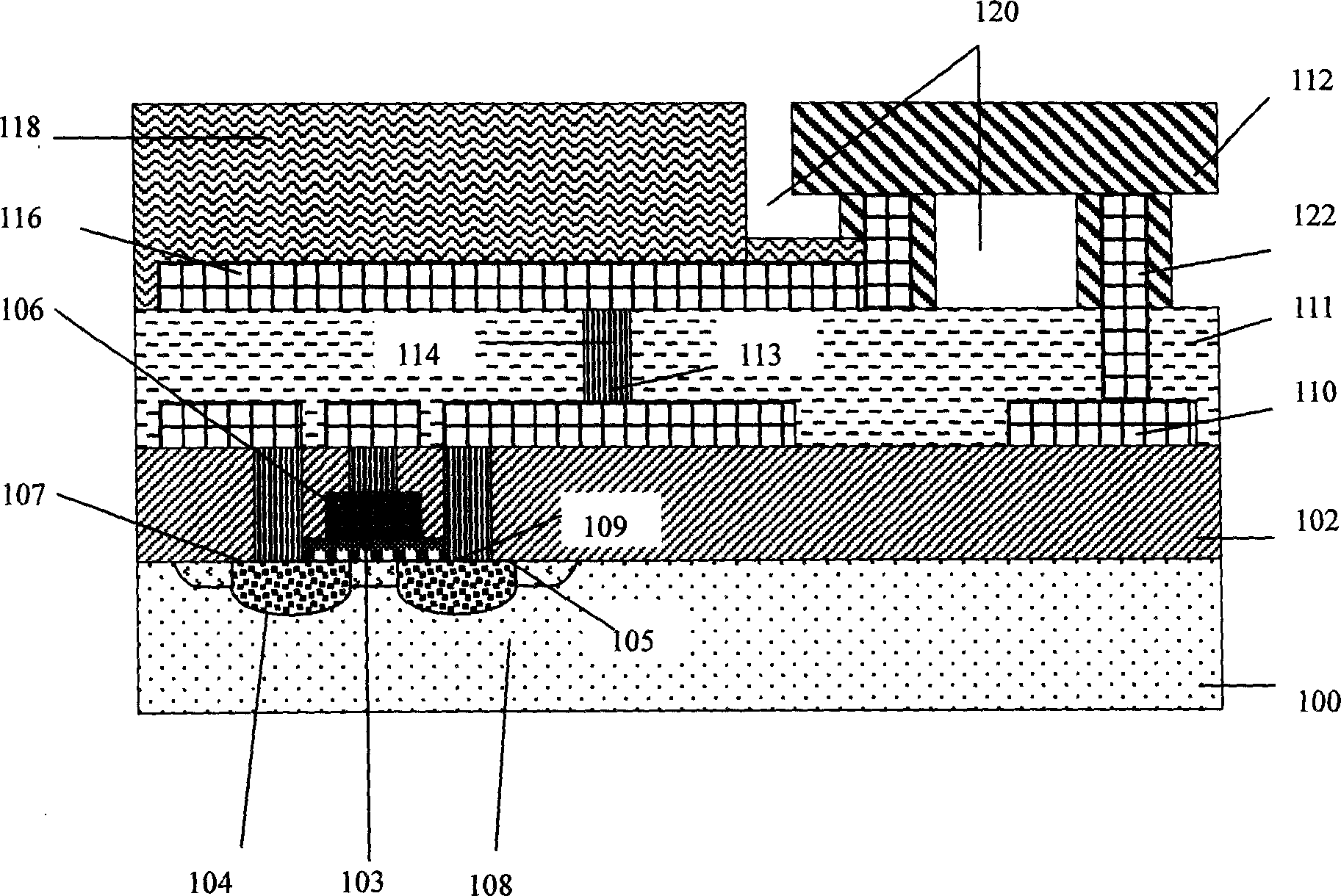 High-temperature resisting one-chip integrated micro-sensor structure and system integrating method