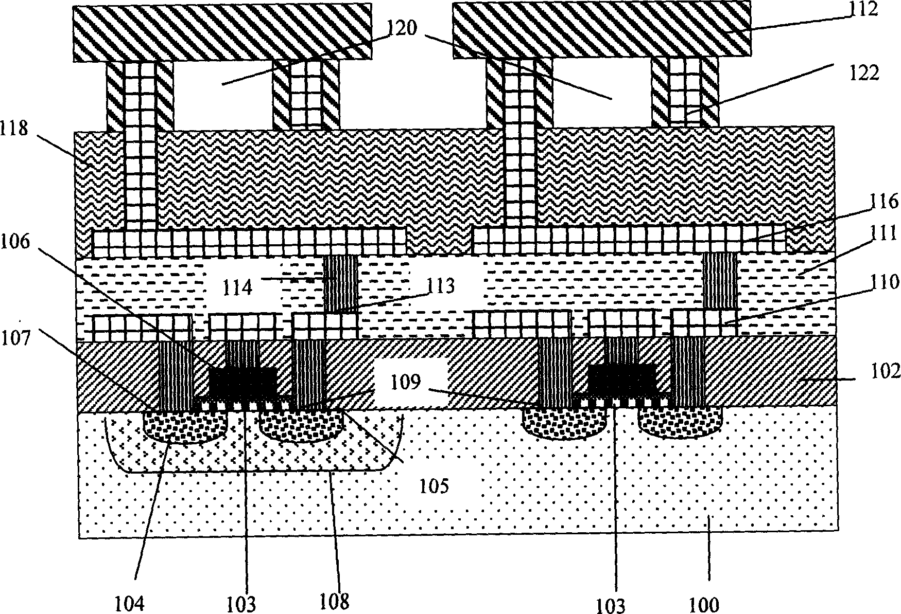 High-temperature resisting one-chip integrated micro-sensor structure and system integrating method