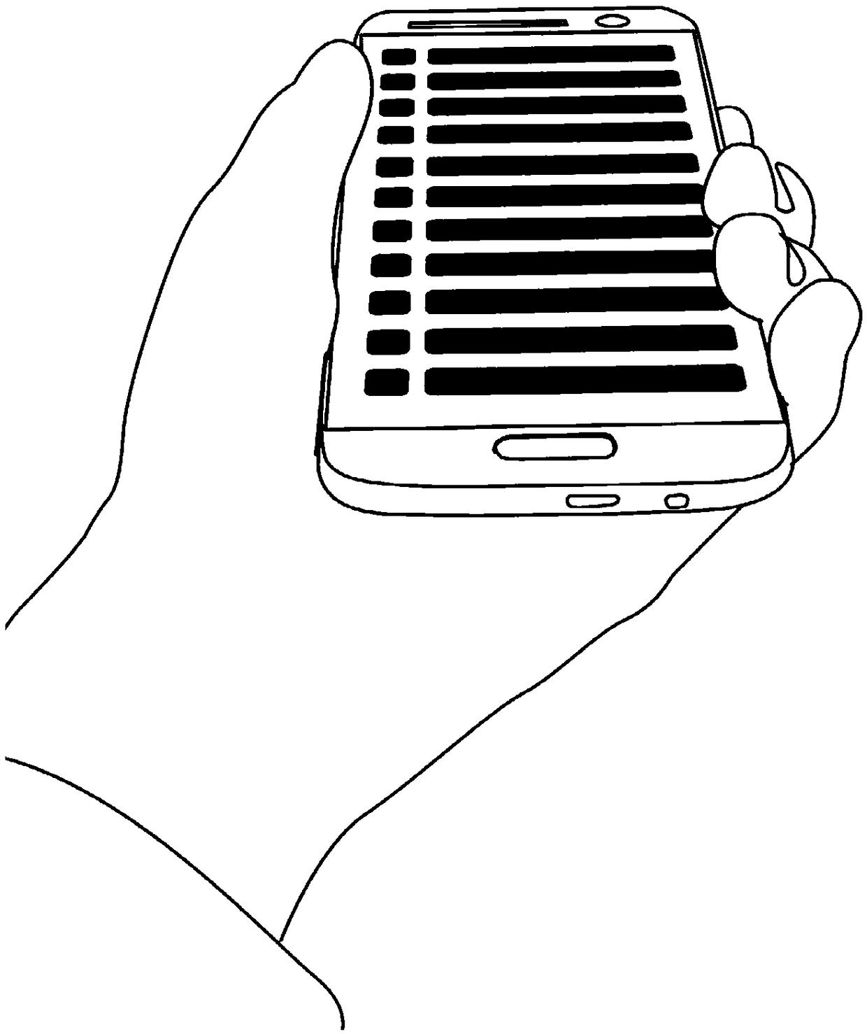 Interface displaying control method and device, storage medium and mobile terminal