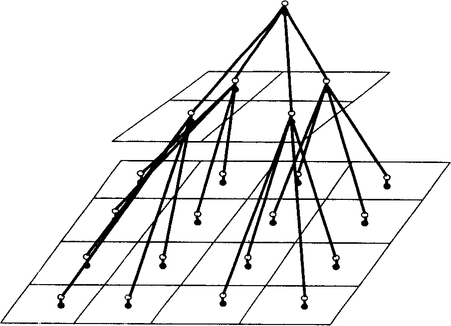 Multi-dimension texture image partition method based on self-adapting window fixing and propagation