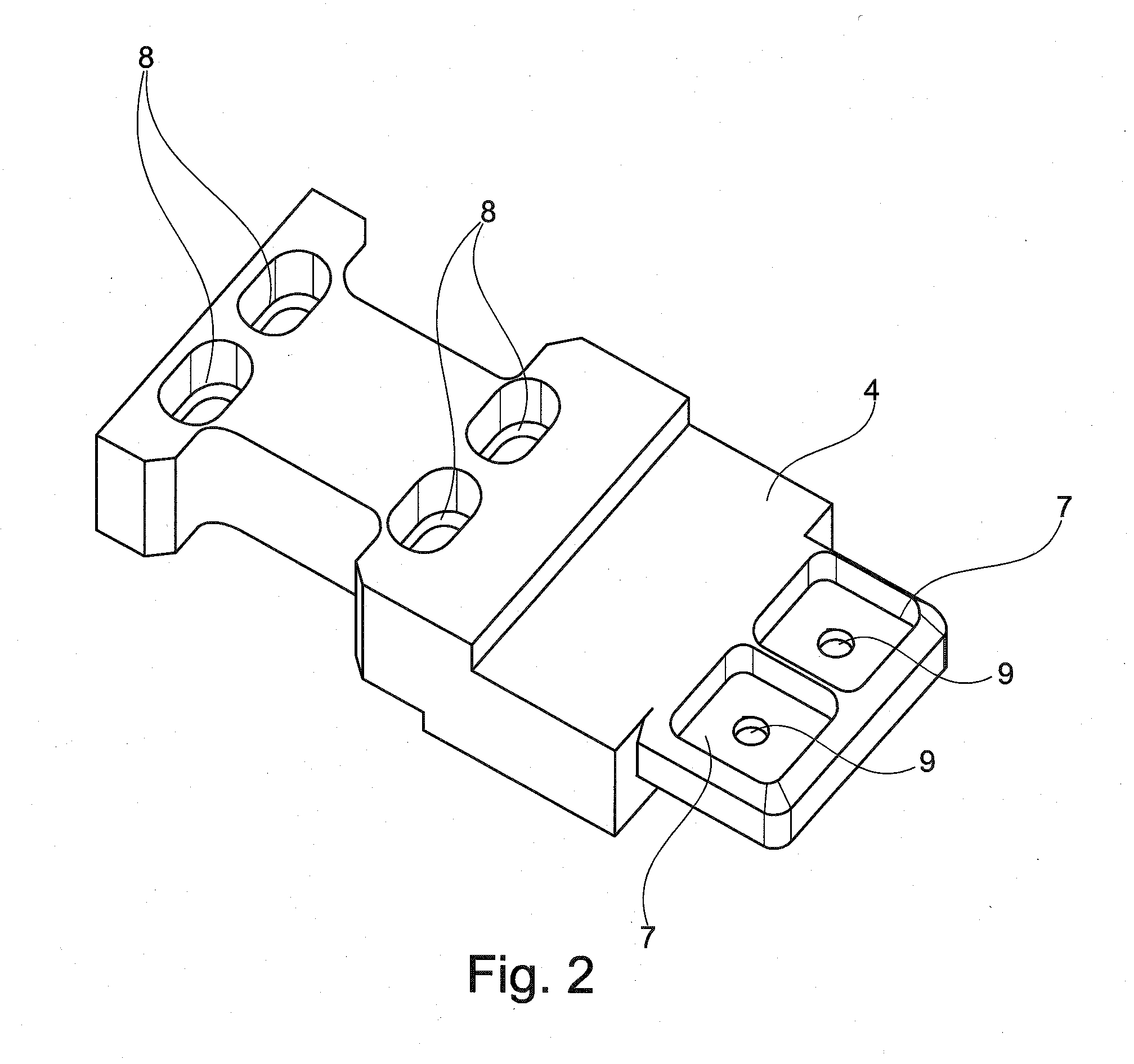 Method and device for disposing of a slug produced in a hole punching operation on a hollow profile