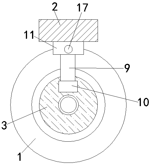 Brake device of electric cleaning and checking vehicle and control method