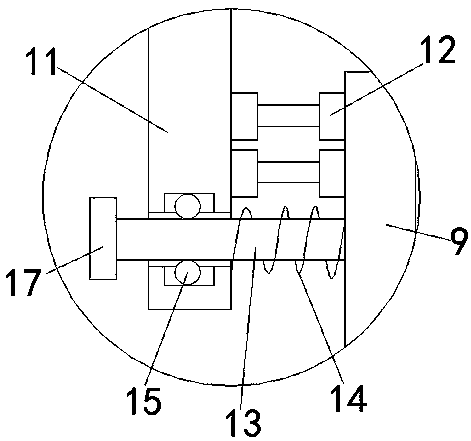 Brake device of electric cleaning and checking vehicle and control method