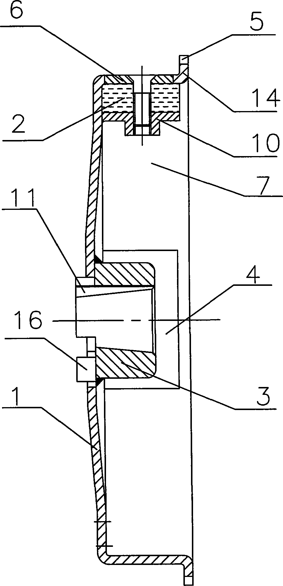 Gasoline engine electric-starting flywheel