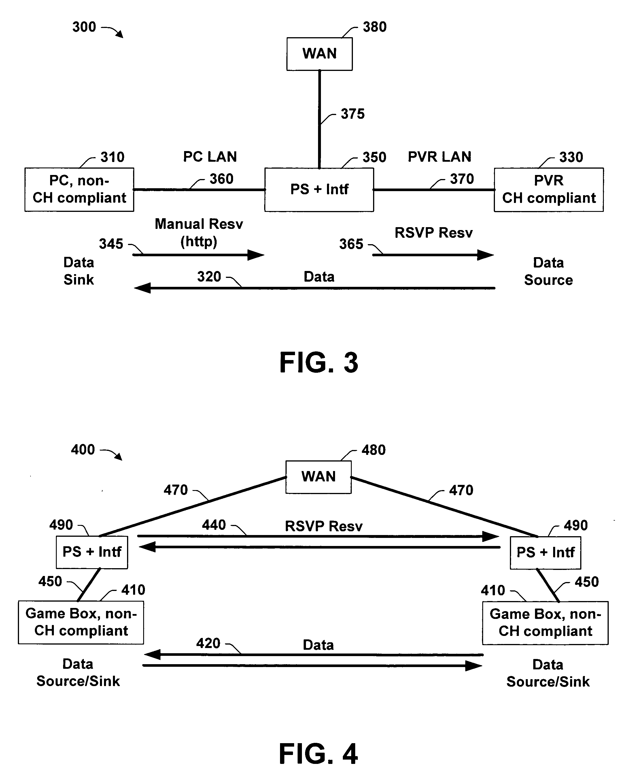 Provisioning quality of service in home networks using a proxy interface