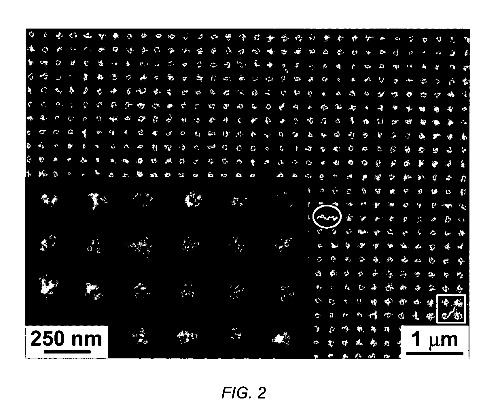 Fabrication method for arranging ultra-fine particles