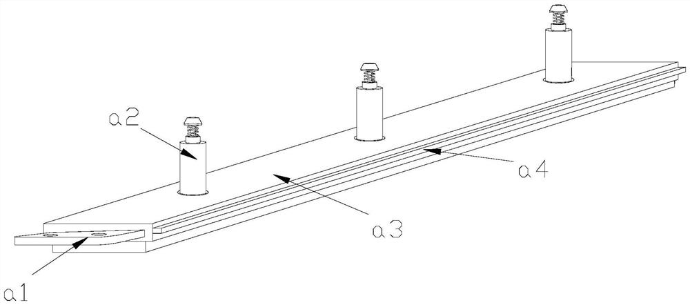 An elevator oil pressure buffer test tower chain plate transmission and distribution line