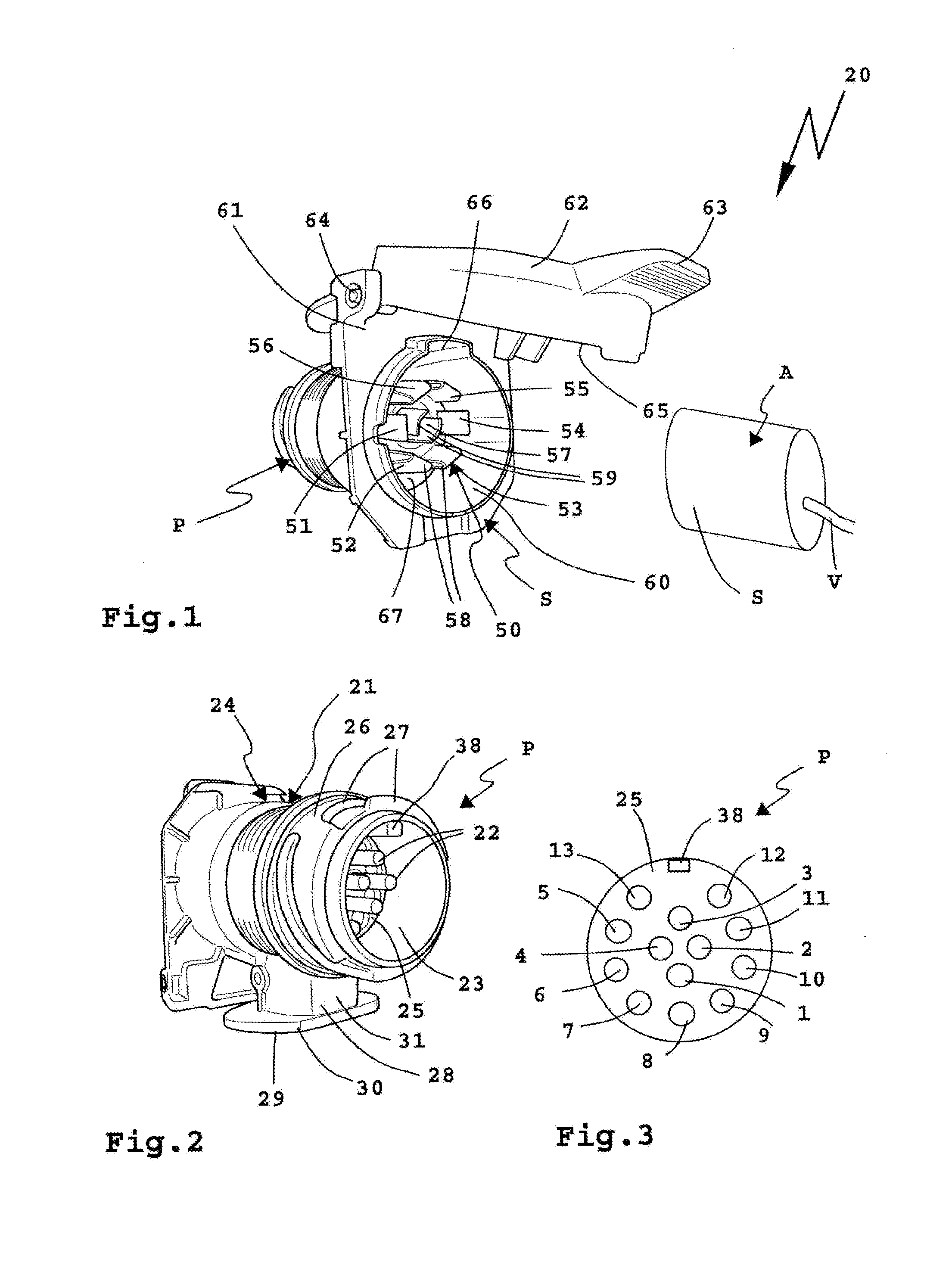 Adapter for a Socket of a Trailer Coupling