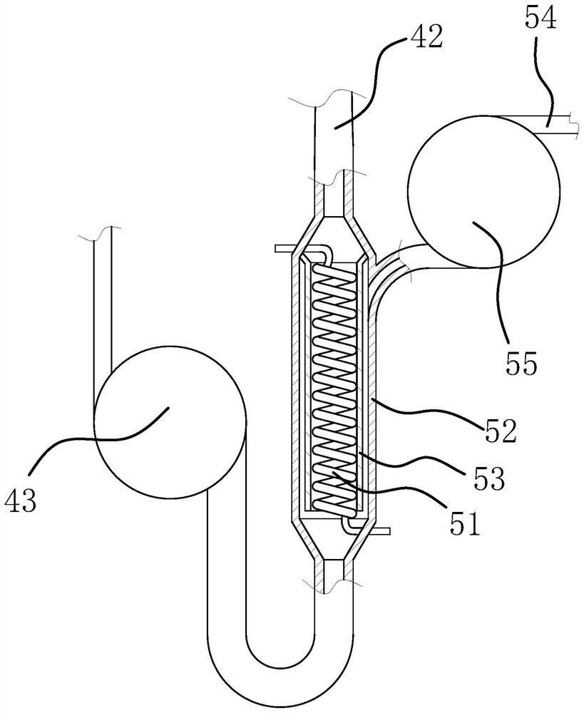 Ammonium metavanadate dewatering system and ammonia-rich dewatering method of ammonium metavanadate