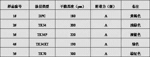 An anti-corrosion coating high temperature and high pressure performance evaluation test device and test method