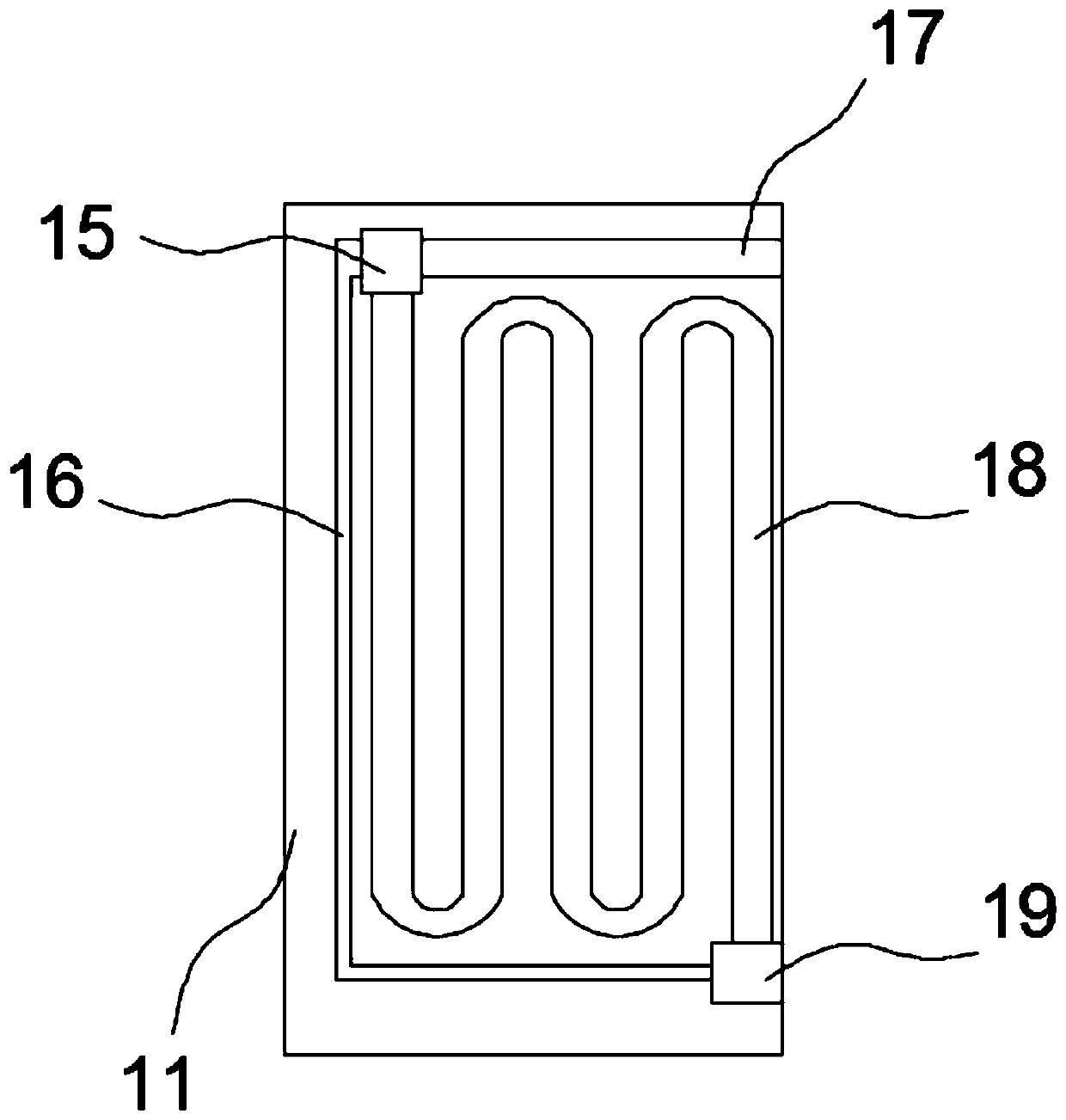 Fixing equipment with blood care temperature control for hemodialysis