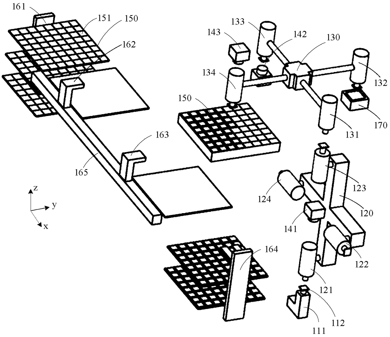 Chip alignment mounting device and method