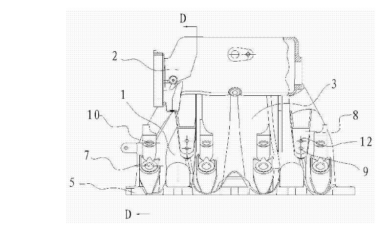 Double-fuel inlet manifold