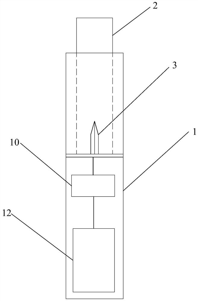 Heating element temperature control method, device and electronic smoking system