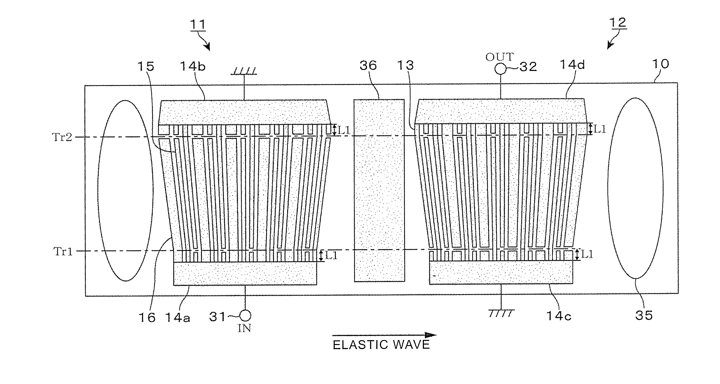 Elastic wave filter