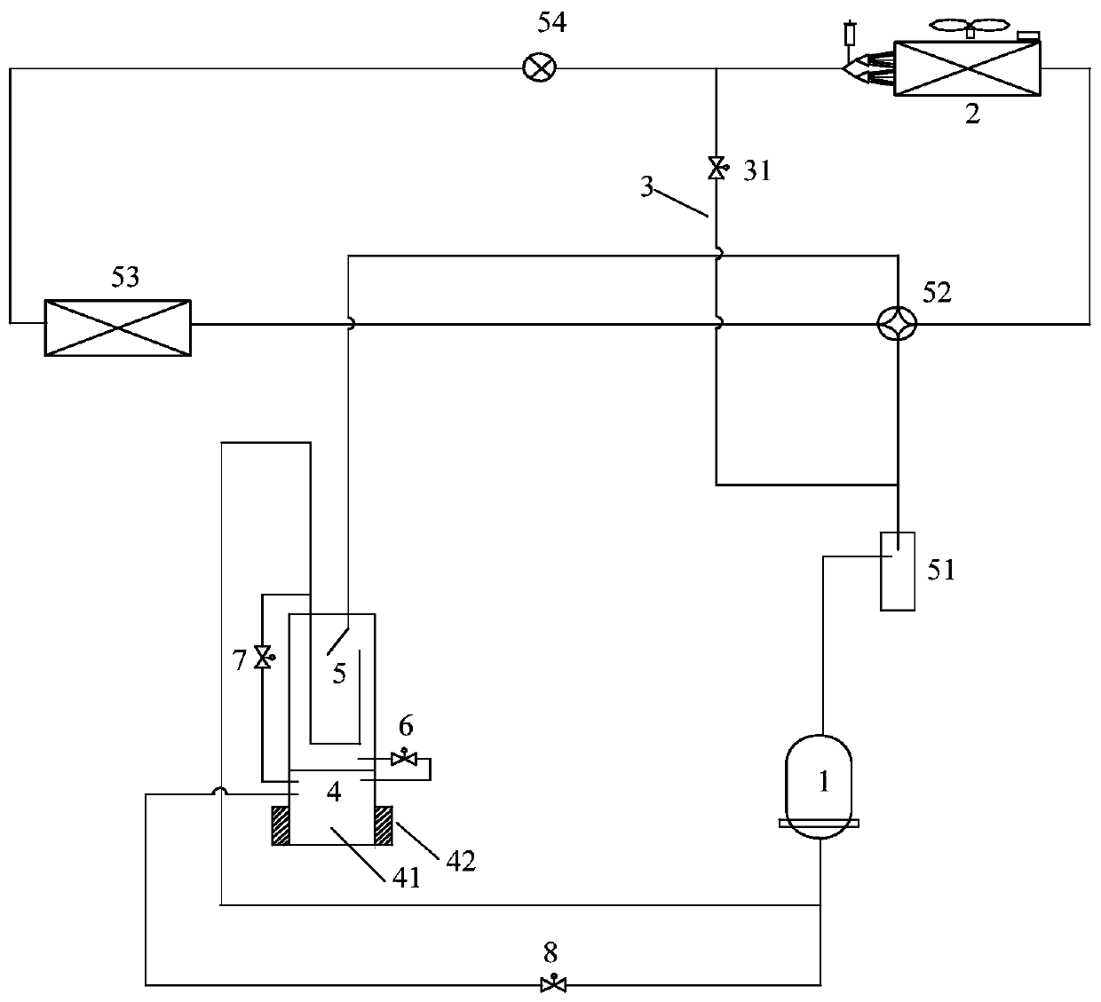 Air conditioner capable of heating continuously and control method thereof