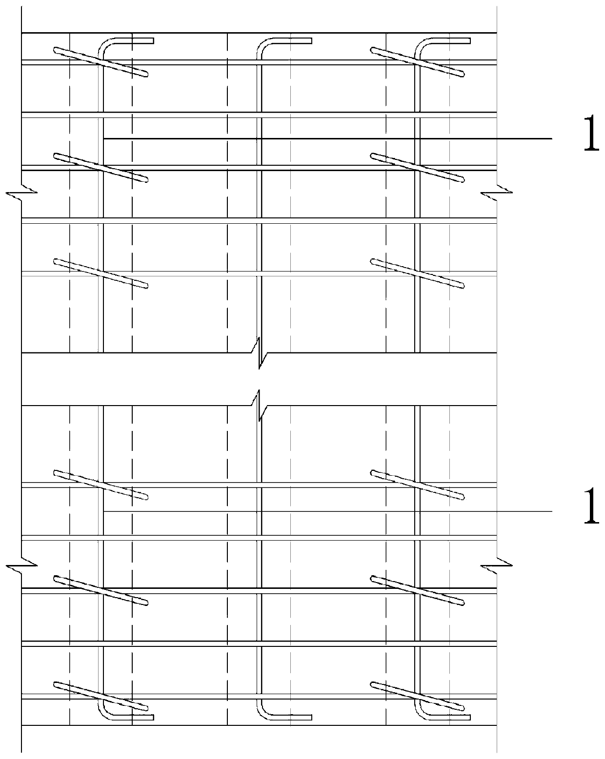 Connection nodes and connection methods of vertically distributed steel bars in prefabricated circular hole plate shear walls