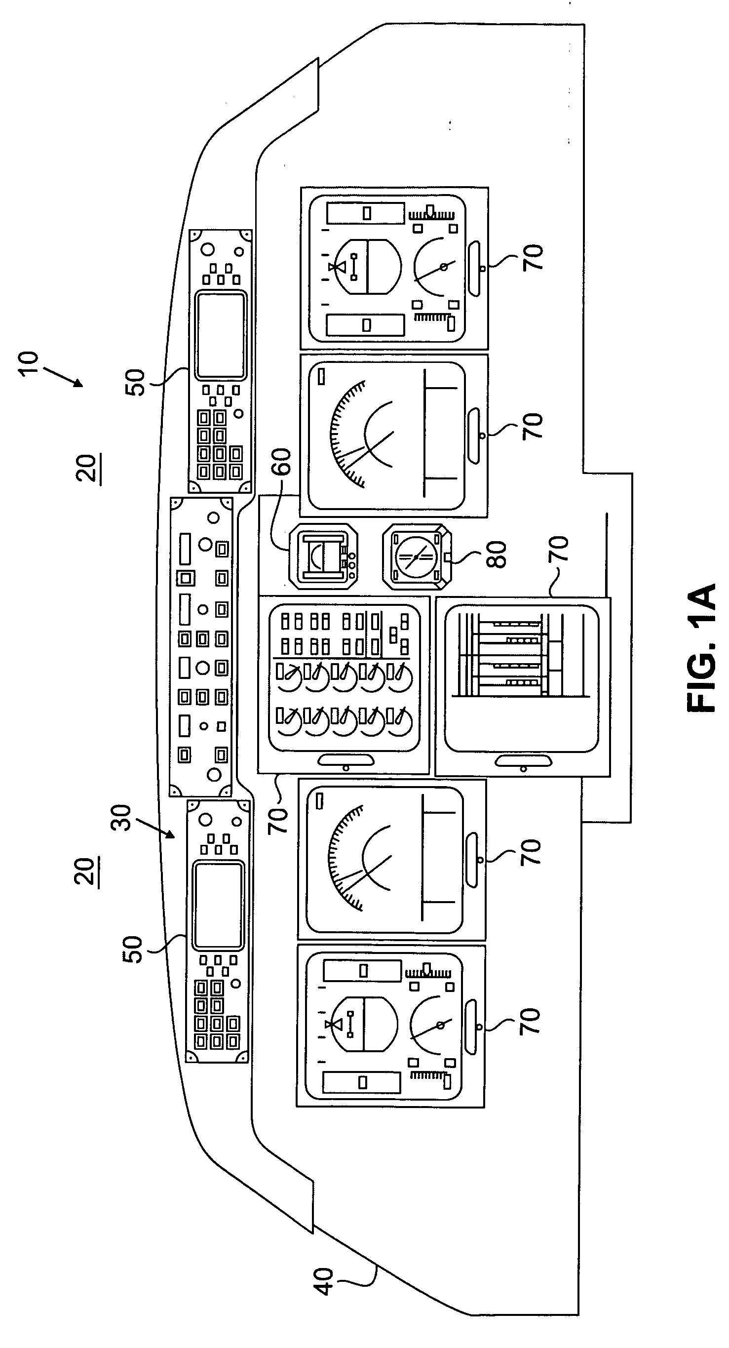 Standby display aircraft management system