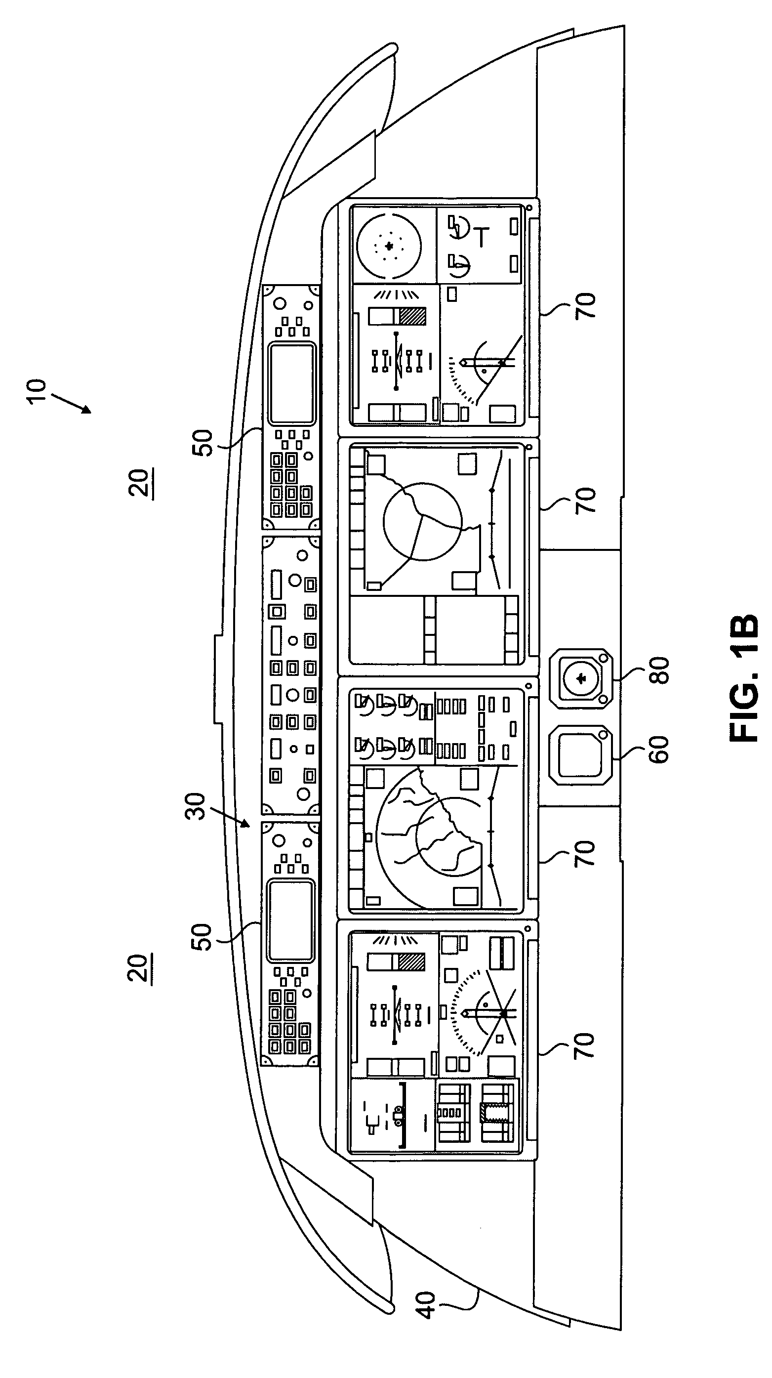 Standby display aircraft management system