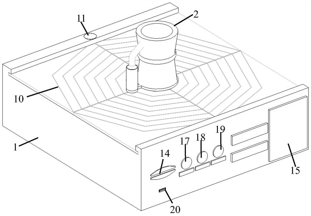 Grouting material initial fluidity detection system