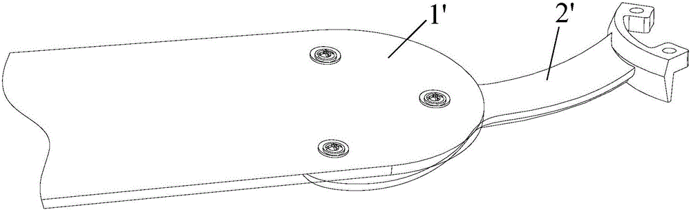 Ceiling fan blade structure and ceiling fan