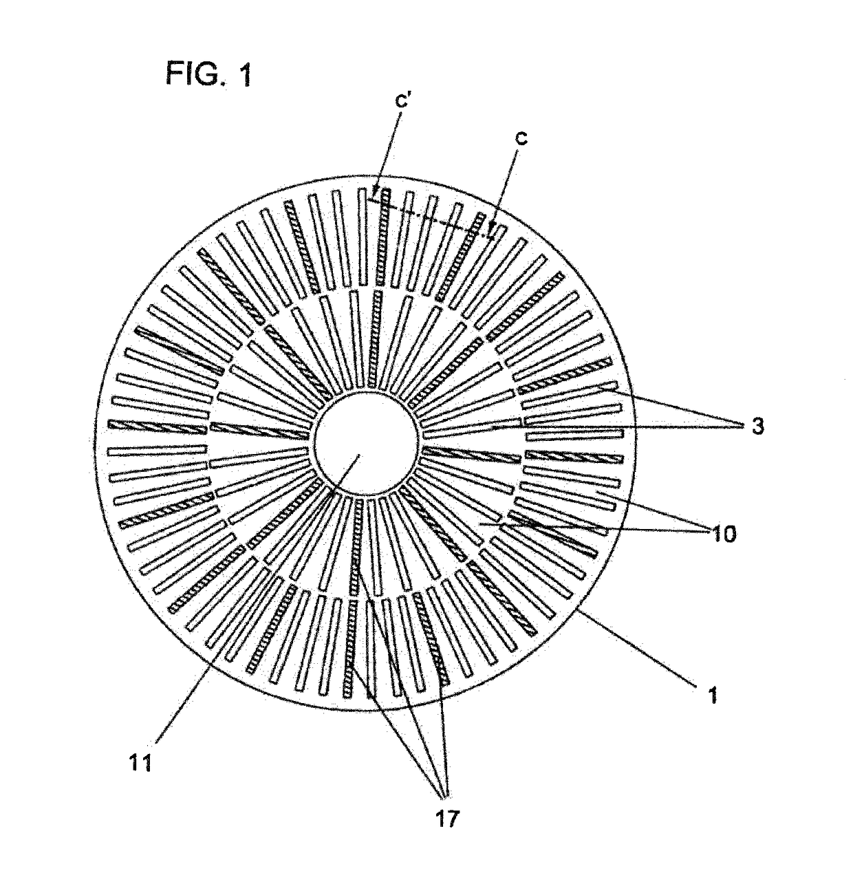 Flat gate commutated thyristor