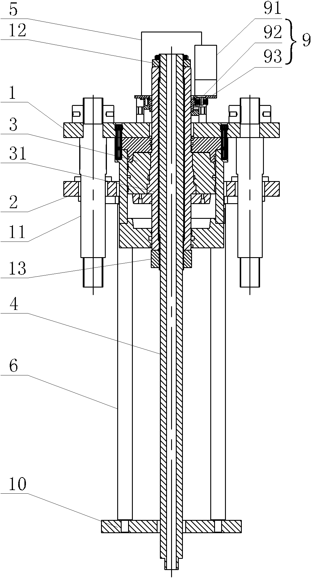 Ejection and secondary extrusion device