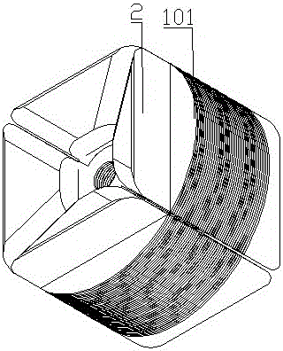 Motor inner stator and its manufacturing process