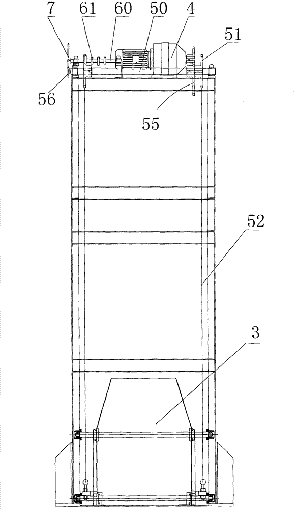 Material loading equipment for thermal treatment furnace