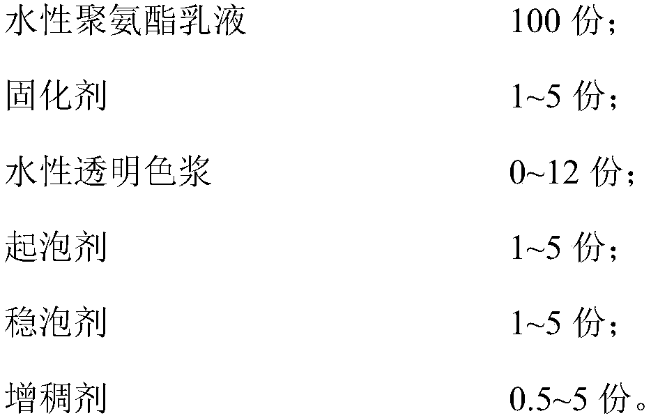 Hot-pressing color-changing stratified structure, hot-pressing color-changing synthetic leather and preparation method thereof