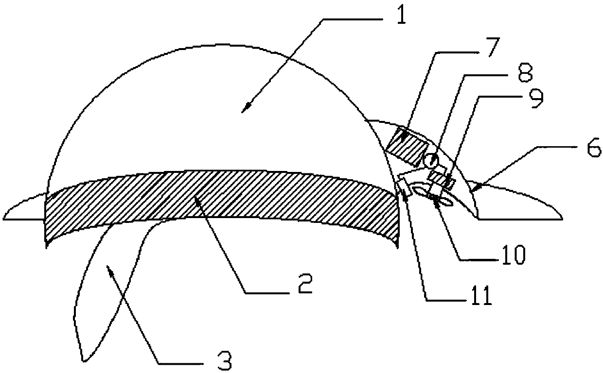 Solar safety helmet used by construction workers