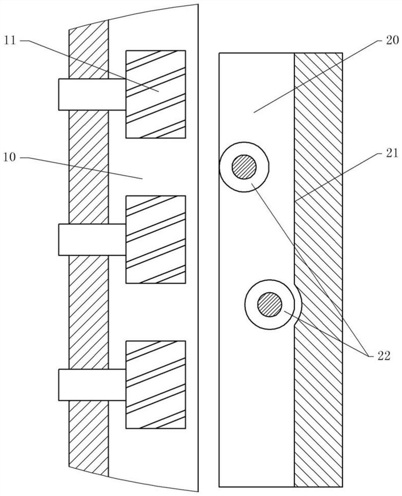 Door casing milling device