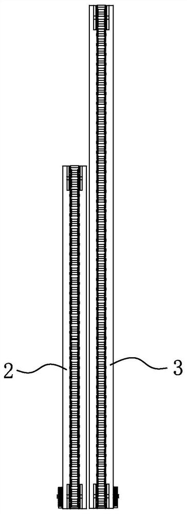 Feeding device for drill rod production and feeding method thereof