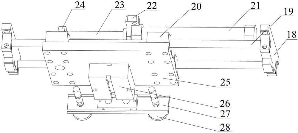 Automatic aligning assembling system of parts