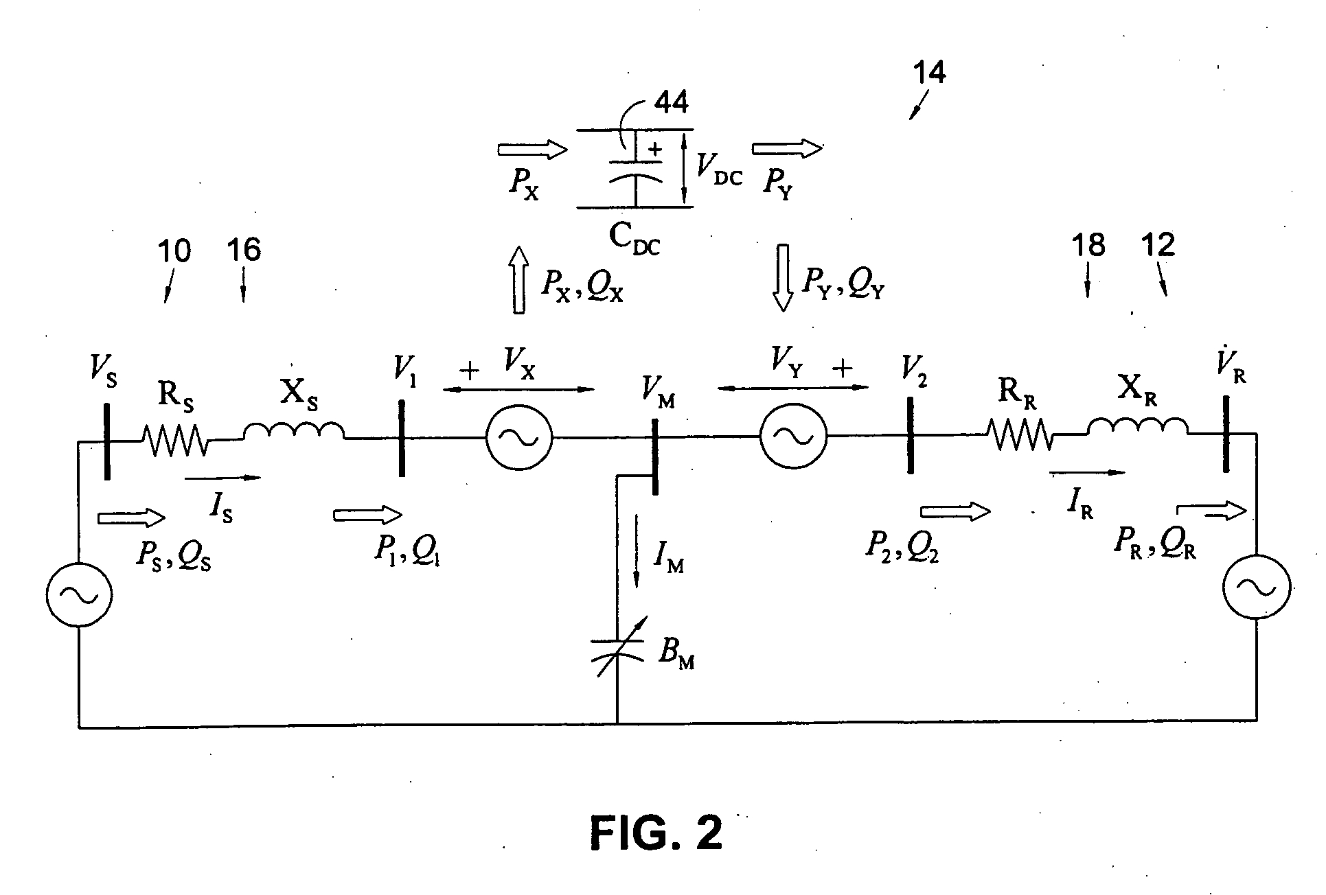 Hybrid power flow controller and method