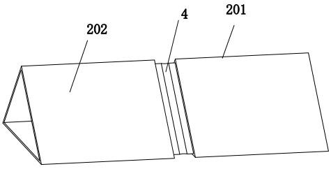 Auxiliary device and construction method for single-side welding and double-side forming butt welding of small-sized triangular pipes