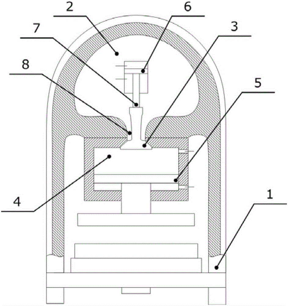 A press liquid filling device with self-adaptive multi-stage pressure relief control