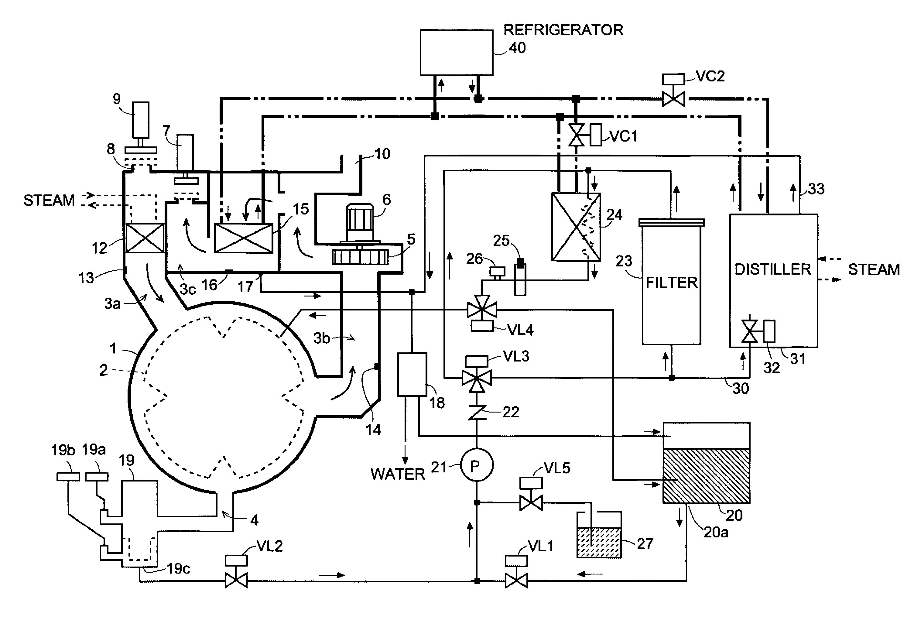 Dry-cleaning machine