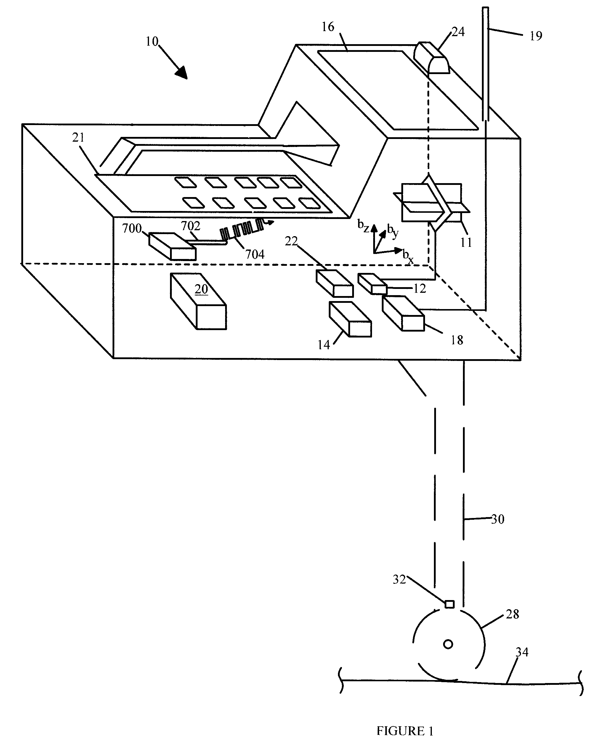 Measurement device and associated method for use in frequency selection for inground transmission