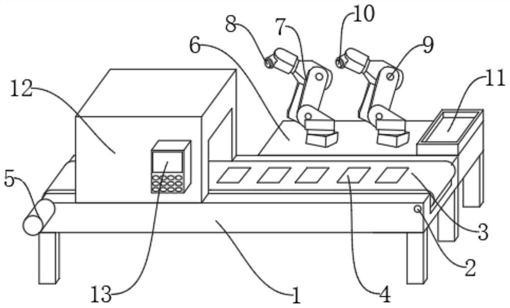 Angle sorting machine for glass sheets