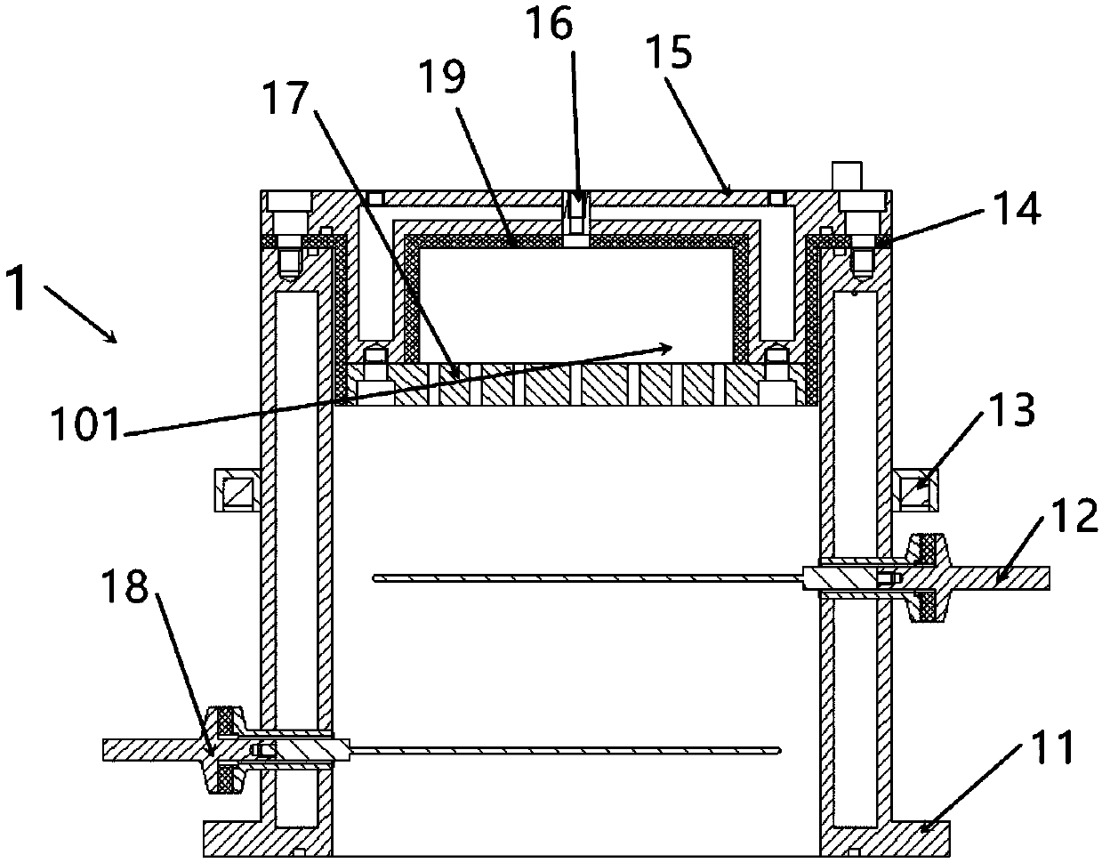 Penning ion source based on hollow cathode discharge